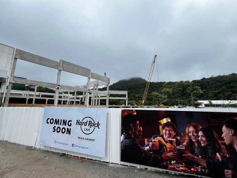 Hard Rock Cafe Praia Grande será inaugurado em 2025 no Litoral Plaza