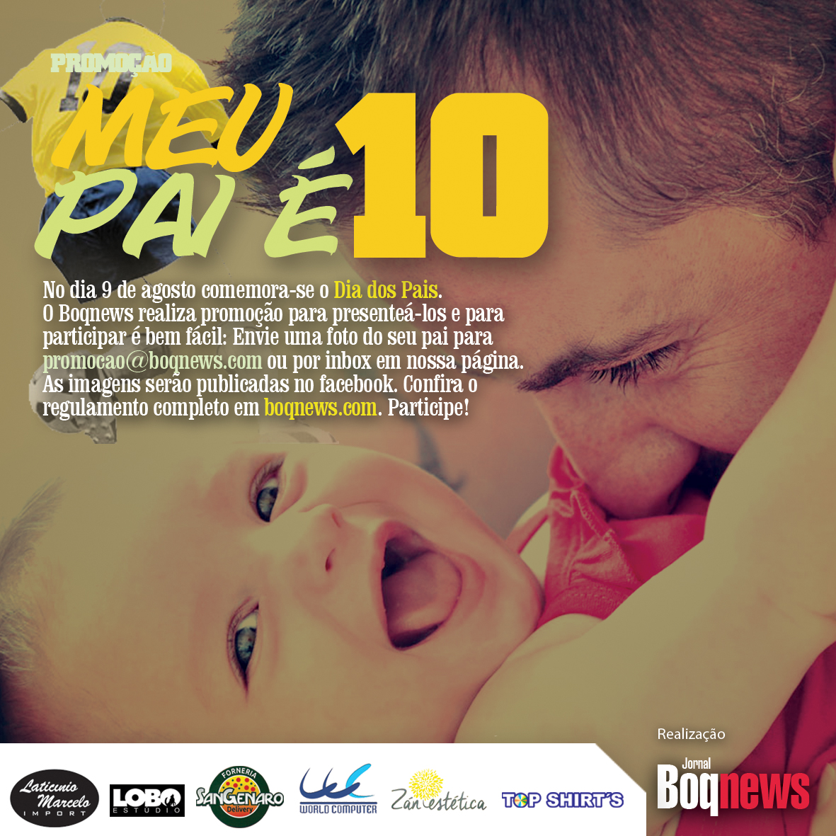 Dia dos Pais – 10 de Agosto